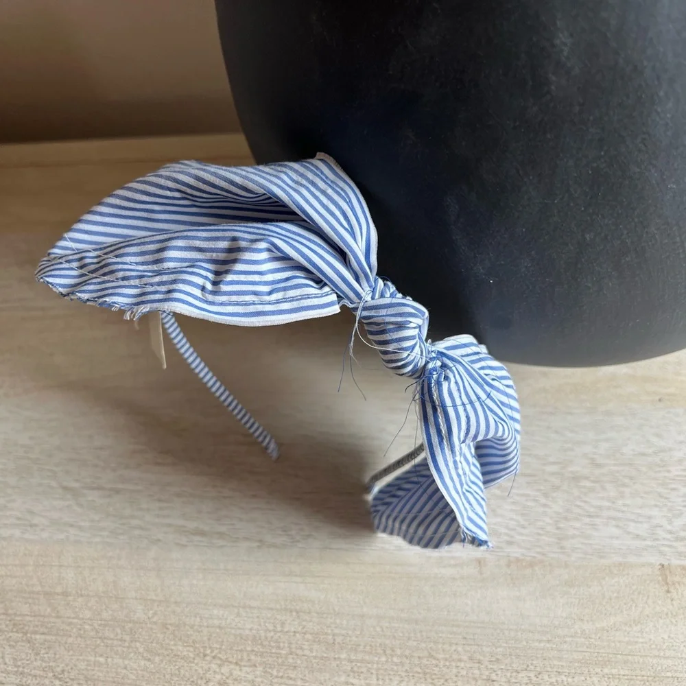 J. Crew Crewcuts Striped Bow Headband